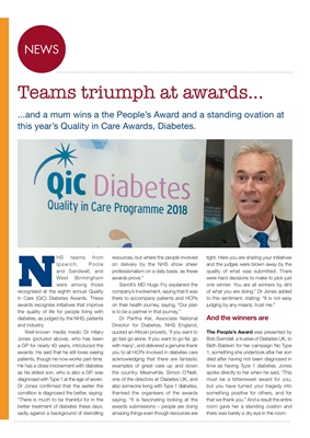 Desang diabetes magazine Quality in Care diabetes awards