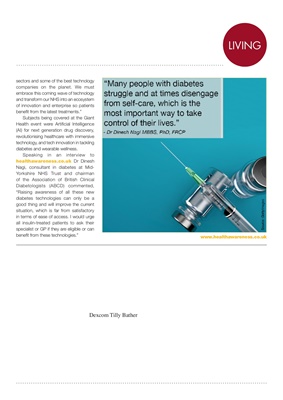 Desang diabetes magazine, Abbott Freestyle Libre sensor