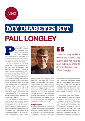 Desang diabetes magazine, My Diabetes Kit, Paul Longley 