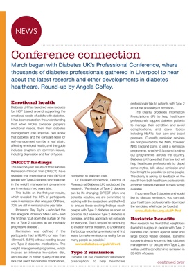 Desang diabetes magazine diabetes news, Diabetes UK