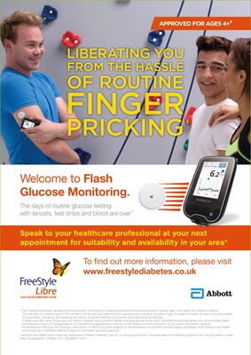 Abbott Freestyle Libre, Flash Glucose Monitoring, blood testing without lancets