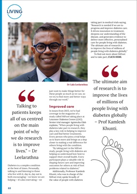 Desang diabetes magazine, diabetes news