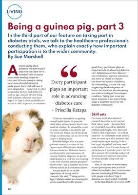 Desang diabetes magazine, diabetes news