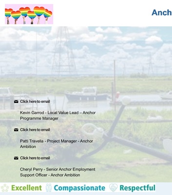 Anchor Evaluation Thank you