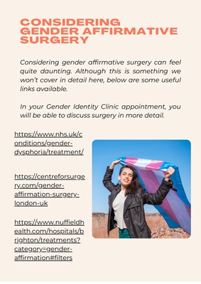 Considering Gender Affirmative Surgery