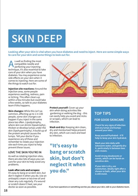 Inside Diabetes Guide to Injection technique by Desang Diabetes media supported by BD (Becton Dickin