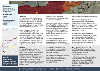 Brahmaputra floods: Global flood inundation forecasting