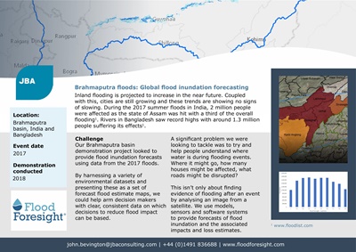 Brahmaputra floods: Global flood inundation forecasting