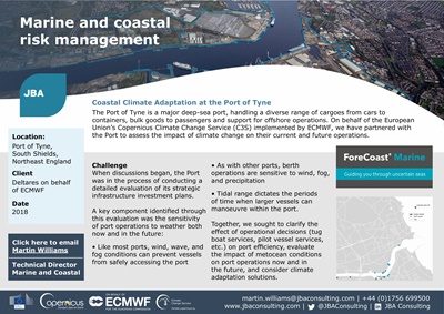 Coastal Climate Adaptation at the Port of Tyne