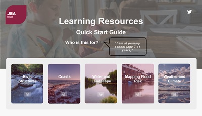 JBA Trust resources for learning at home, age 7-11