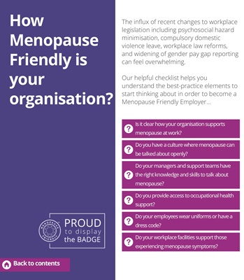 10. Menopause Friendly Accreditation