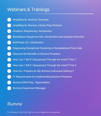 Webinars & Trainings - 1