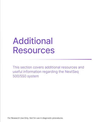 Section 3: Additional Resources
