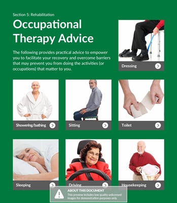 Hip Replacement Surgery Guide - Occupational therapy