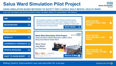 Salus Ward Sim - What we did - page 4