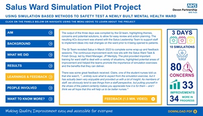 Salus Ward Sim - Learnings & feedback - page 8