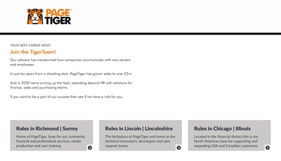 PageTiger Careers