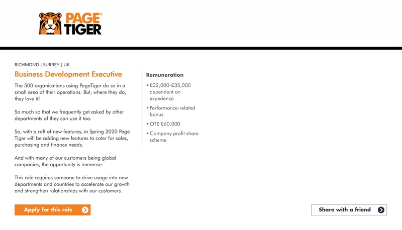 PageTiger Careers