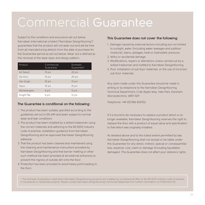 Page 0039 Commercial Guarantee