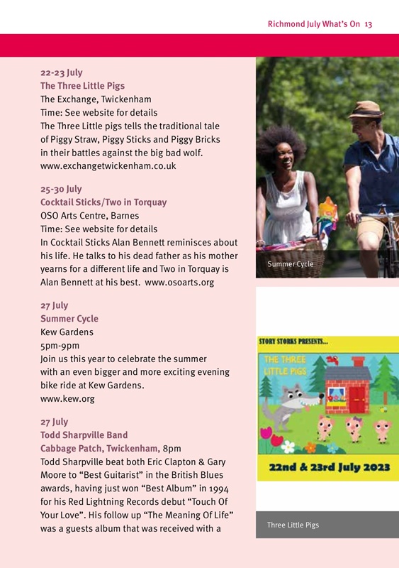 What's On Richmond July 2023